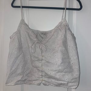 Loose, white tank top from American Eagle
